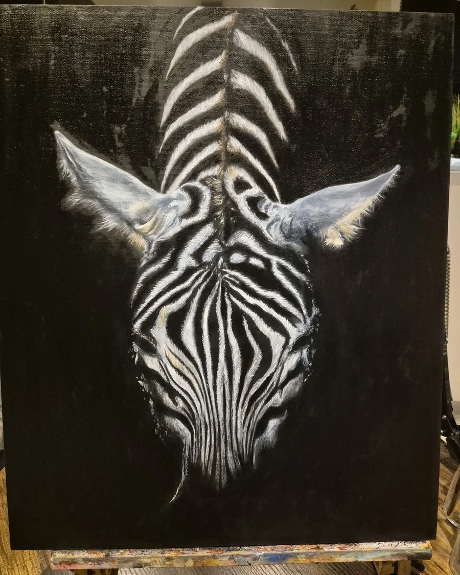 Preview of the zebra painting